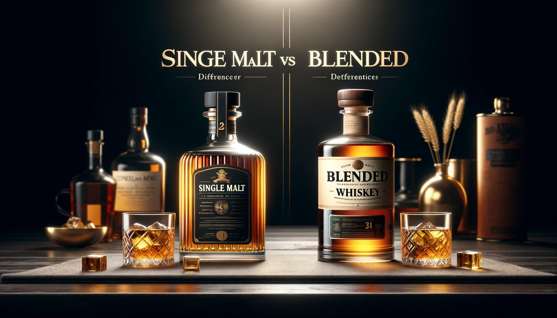 シングルモルトとブレンデッドウイスキー:わかばちゃんから学ぶウイスキーの違い